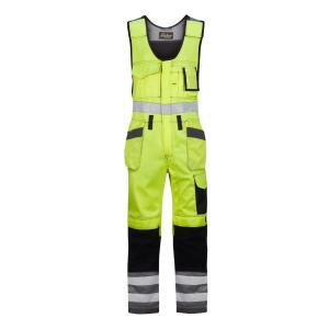 Snickers 0213 high visibility bodybroek met holsterzakken, Klasse 2 