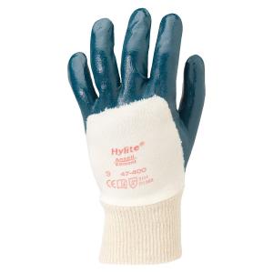 Ansell Hylite 47-400, palm gecoat, tricot manchet, lengte 270 mm