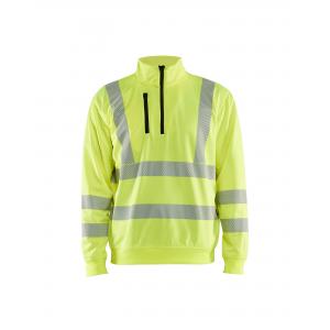 Blaklader high vis sweatshirt halve rits