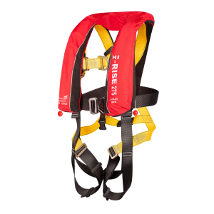 Mullion drijfvest type Hi-Rise 275 Solas Ultrafit + Fall Arrest Harness type 2MU6 