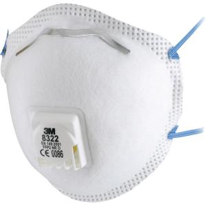 3M 8322 stofmasker FFP2 NR D, met uitademventiel