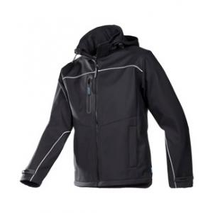 Sioen Homes Gelamineerde softshell jas met afneembare kap