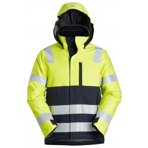 Snickers 1163 ProtecWork, Isolerend Jack met Capuchon, High-Vis Klasse 3