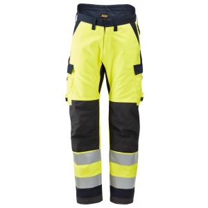 Snickers 6663 ProtecWork, Isolerende Werkbroek, High-Vis klasse 2