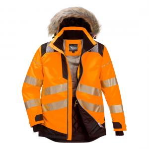 Portwest PW3 Hi-Vis Winter Parka type PW369