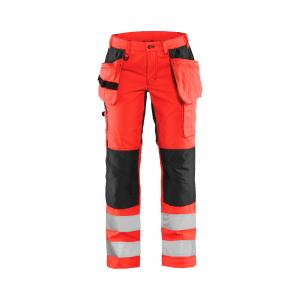 Blaklader high visible dames werkbroek met stretch type 7163-1811