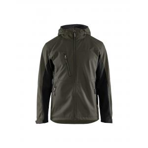 Blaklader softshell jack met capuchon type 4753-2516