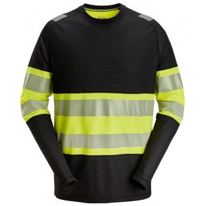 Snickers High-Vis Klasse 1 T-shirt met Lange Mouwen 