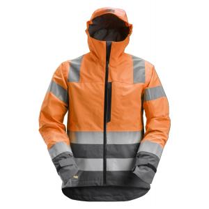 Snickers 1330 AllroundWork, High-Vis Waterproof Shell Jack Klasse 3