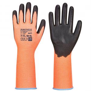 Portwest Hi-Vis-Tex-handschoen met lange manchet type A631