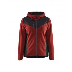 Blaklader gebreid damesjack met softshell