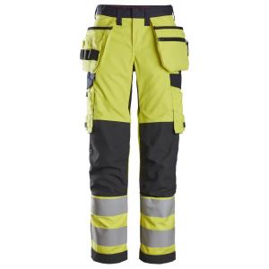 Snickers 6797 Dameswerkbroek met Holsterzakken, High-Vis Klasse 2