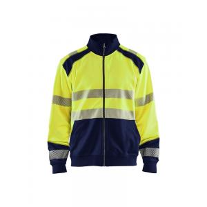 Blaklader high visible sweatshirt met hele rits type 3558-2528