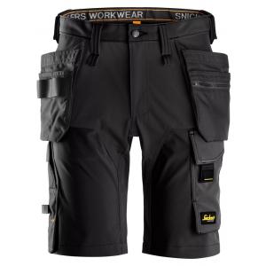 Snickers AllroundWork, 4-Weg Stretch Korte Broek met Holsterzakken type 6175