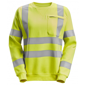 Snickers 2876 Women's Sweatshirt, High-Vis Class 3/2