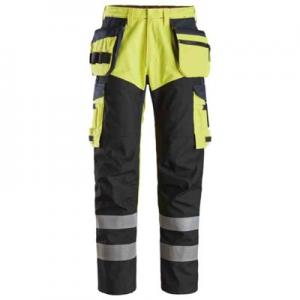 Snickers 6265 Werkbroek met versterkt voorpand, Holsterzakken High-Vis Klasse 1